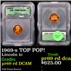 Image 1 : Proof 1969-s Lincoln Cent TOP POP! 1c Graded pr69 rd DCAM By ICG