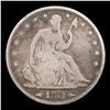 Image 2 : 1874 Arrows Seated Half Dollar 50c Grades F Details