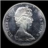 Image 2 : 1965 Small Beads, Pointed 5 Canada Dollar $1 Grades Choice Unc+ PL