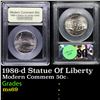 Image 1 : 1986-d Statue Of Liberty Modern Commem Half Dollar 50c Graded ms69 By USCG