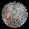 Image 3 : 1887-p Morgan Dollar Rainbow Toned $1 Graded ms64 By SEGS