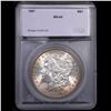 Image 4 : 1887-p Morgan Dollar Rainbow Toned $1 Graded ms64 By SEGS