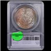 Image 5 : 1887-p Morgan Dollar Rainbow Toned $1 Graded ms64 By SEGS