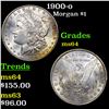 Image 1 : 1900-o Morgan Dollar $1 Grades Choice Unc