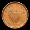 Image 3 : 1864 Union For Ever Civil War Token 1c Grades Choice AU