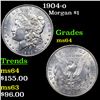 Image 1 : 1904-o Morgan Dollar $1 Grades Choice Unc