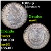 Image 1 : 1889-p Morgan Dollar $1 Grades Select Unc