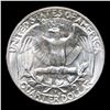 Image 3 : 1955-d Washington Quarter 25c Grades Choice+ Unc