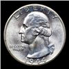 Image 2 : 1944-d Washington Quarter 25c Grades Choice+ Unc