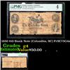 Image 1 : 1850 $10 Bank Note (Columbia, SC) FrSC75G4a Graded  g4 By PMG