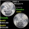 Image 1 : 1882-s Morgan Dollar $1 Grades Choice+ Unc