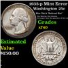 Image 1 : 1935-p Washington Quarter Mint Error 25c Grades xf