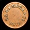 Image 2 : 1863 Not One Cent Civil War Token 1c Grades vf++