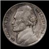 Image 2 : 1943/2-p Jefferson Nickel 5c Grades vf+