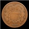Image 2 : 1870 Two Cent Piece 2c Grades vf+