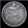 Image 2 : 1876-cc Seated Liberty Dime 10c Grades vf++