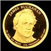Image 2 : Proof 2010-s JAMES BUCHANAN Presidential Dollar $1 Grades GEM++ Proof Deep Cameo