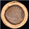 Image 3 : Mixed small cents 1c orig shotgun roll, 1919-d Wheat Cent, 1891 Indian Cent other end, brinks Wrappe