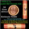 Image 1 : Shotgun Lincoln 1c roll, 1976-p 50 pcs Coin-Tainer Wrapper