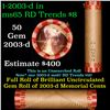 Image 1 : Shotgun Lincoln 1c roll, 2003-d 50 pcs Brandt Wrapper