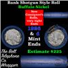 Image 1 : Buffalo Nickel Shotgun Roll in Old Bank Style 'Bell Telephone'  Wrapper 1926 & D Mint Ends