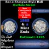 Image 1 : Buffalo Nickel Shotgun Roll in Old Bank Style 'Bell Telephone'  Wrapper 1923 & S Mint Ends