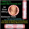 Image 1 : Shotgun Lincoln 1c roll, 1992-p 50 pcs Dunbar Wrapper