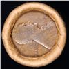 Image 2 : Mixed small cents 1c orig shotgun roll, 1918-d Wheat Cent, 1891 Indian Cent other end, brinks Wrappe