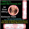 Image 1 : Shotgun Lincoln 1c roll, 1992-p 50 pcs Dunbar Wrapper