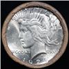 Image 2 : ***Auction Highlight*** Solid Uncirculated Peace silver dollar roll 1924 & P Ends, 20 coins (fc)