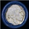 Image 2 : Buffalo Nickel Shotgun Roll in Old Bank Style 'Bell Telephone'  Wrapper 1924 & S Mint Ends