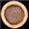 Image 3 : Mixed small cents 1c orig shotgun roll, 1919-d Wheat Cent, 1896 Indian Cent other end, brinks Wrappe