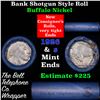 Image 1 : Buffalo Nickel Shotgun Roll in Old Bank Style 'Bell Telephone'  Wrapper 1926 & S Mint Ends