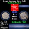 Image 1 : Buffalo Nickel Shotgun Roll in Old Bank Style 'Bell Telephone'  Wrapper 1926 & S Mint Ends