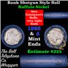 Image 1 : Buffalo Nickel Shotgun Roll in Old Bank Style 'Bell Telephone'  Wrapper 1923 & D Mint Ends