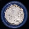 Image 2 : Buffalo Nickel Shotgun Roll in Old Bank Style 'Bell Telephone'  Wrapper 1923 & D Mint Ends
