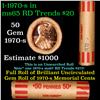 Image 1 : Shotgun Lincoln 1c roll, 1970-s 50 pcs Coin-Tainer Wrapper