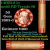 Image 1 : Shotgun Lincoln 1c roll, 2003-d 50 pcs Brandt Wrapper