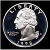 Image 2 : Proof 1998-s Washington Quarter 25c Grades GEM++ Proof Deep Cameo