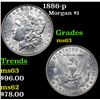 Image 1 : 1886-p Morgan Dollar $1 Grades Select Unc