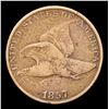 Image 2 : 1857 LL Flying Eagle Cent 1c Grades vf++