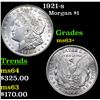 Image 1 : 1921-s Morgan Dollar $1 Grades Select+ Unc