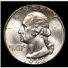 Image 2 : 1948-d Washington Quarter 25c Grades GEM+ Unc