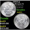 Image 1 : 1902-p Morgan Dollar $1 Grades Choice+ Unc
