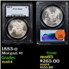 Image 1 : PCGS 1883-o Morgan Dollar $1 Graded ms64 By PCGS