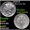 Image 1 : 1926-d Mercury Dime 10c Grades Unc Details