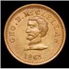 Image 2 : 1863 Army & Navy Civil War Token 1c Grades Select+ Unc RB