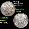 Image 1 : 1904-p Morgan Dollar $1 Grades Choice Unc
