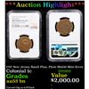 Image 1 : ***Auction Highlight*** NGC 1787 New Jersey Small Plan, Plain Shield Colonial Cent Mint Error 1c Gra