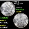 Image 1 : 1896-p Morgan Dollar $1 Grades Choice+ Unc